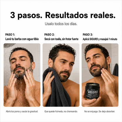 SIGURD® Bálsamo para Crecimiento de Barba