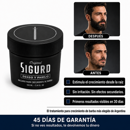 SIGURD® Bálsamo para Crecimiento de Barba