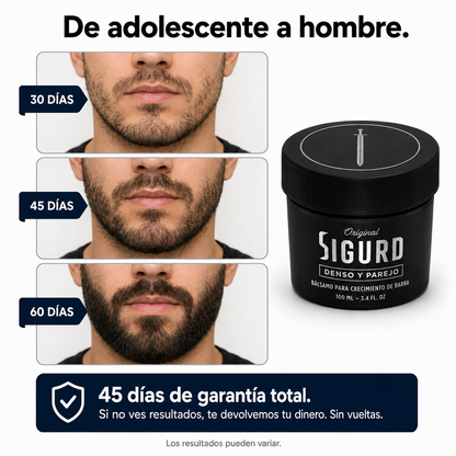 SIGURD® Bálsamo para Crecimiento de Barba
